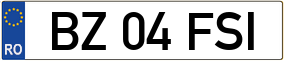 Truck License Plate